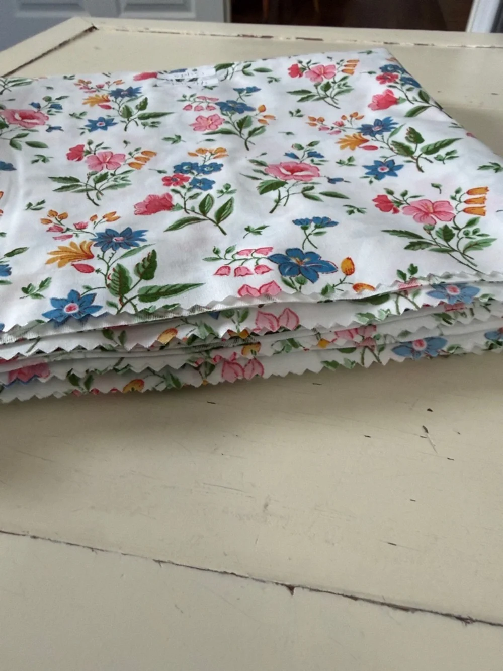 Floral Cotton Fabric Yardage - Picture 3 of 3